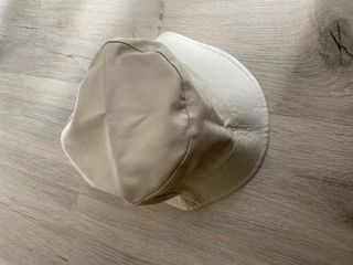 Panama Bershka cuero sintético beige NUEVO