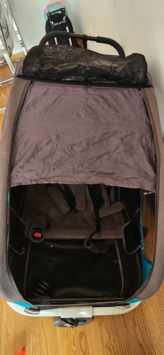 Remolque bicicleta bebé/niño