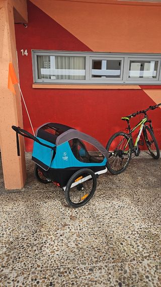 Remolque bicicleta bebé/niño