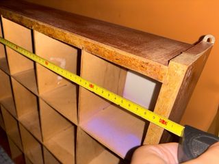 Estantería cubos madera marrón