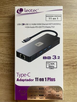 Docking Station Leotec 11 en 1 USB-C

