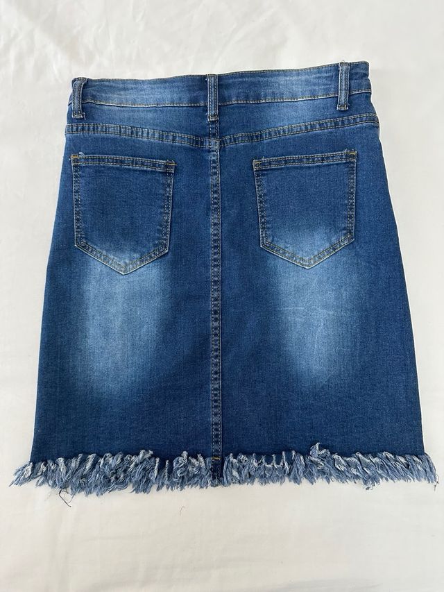 Falda vaquera azul - Talla S