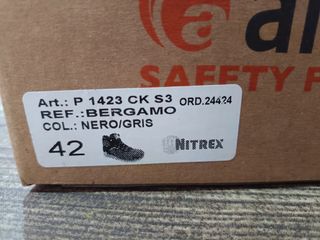 Zapatos seguridad alba&n negros