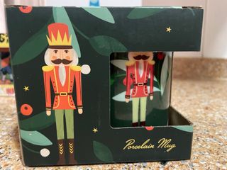 Taza porcelana Cascanueces Navideña