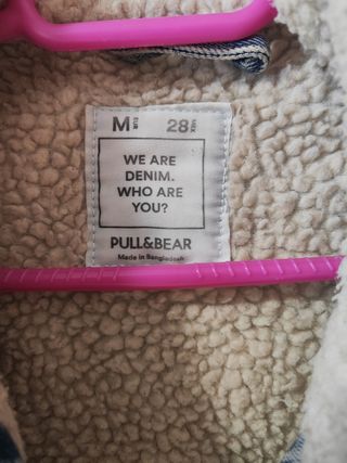 Cazadora vaquera Pull&Bear borrego M