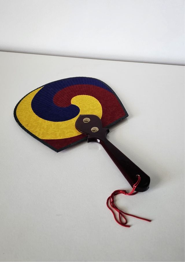 Abanico coreano - Rojo y Amarillo