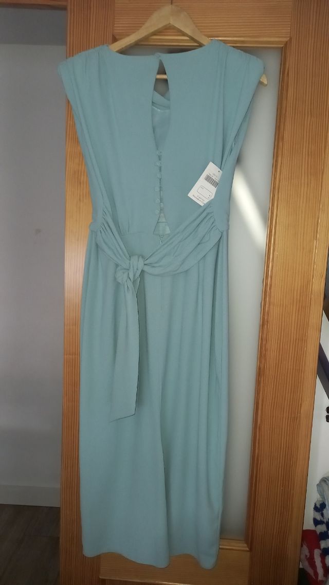 Vestido de fiesta color turquesa