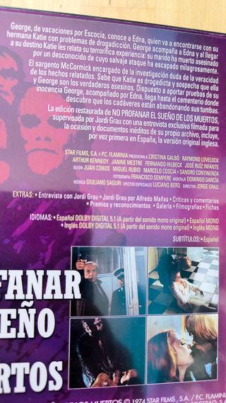 DVD Terror: No profanar el sueño de los muertos