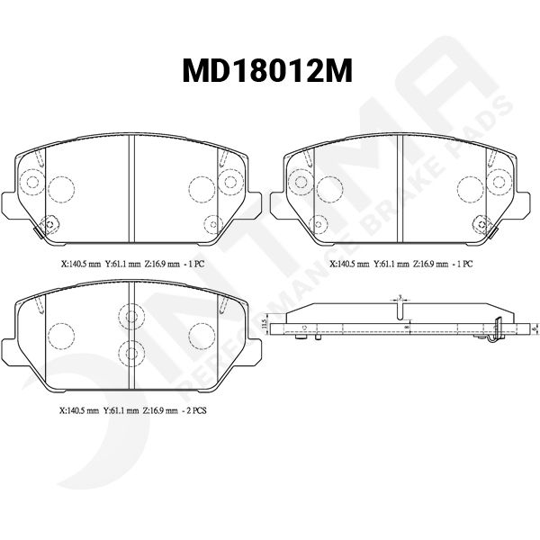 INTIMA BRAKES RR (Rango funcionamiento 50-800º)