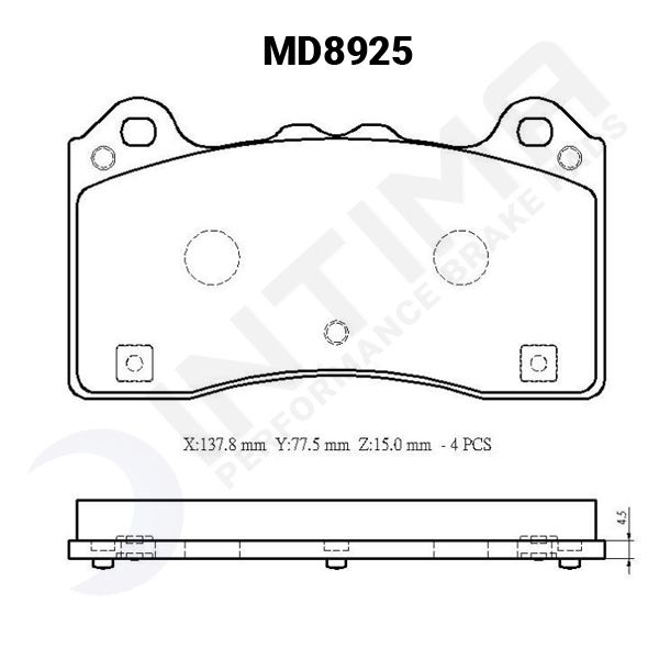 INTIMA BRAKES RR (Rango funcionamiento 50-800º)