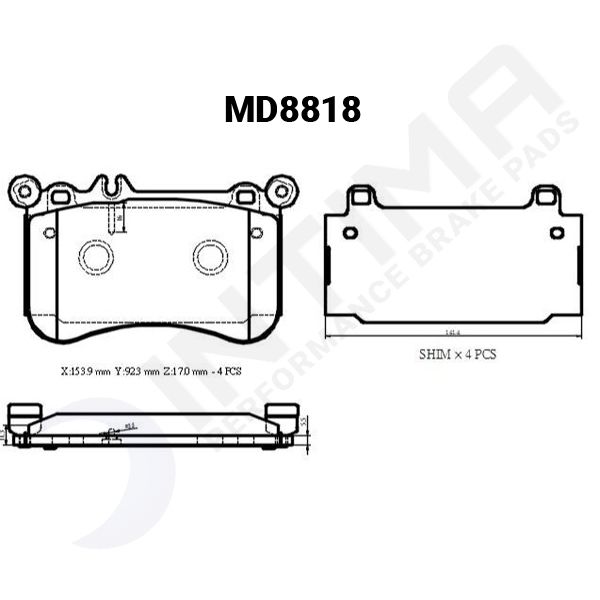 INTIMA BRAKES RR (Rango funcionamiento 50-800º)