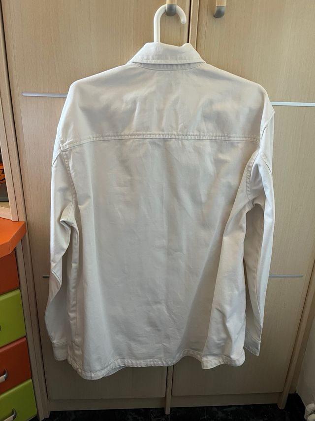 Chaqueta vaquera Pull&Bear beige - Talla L