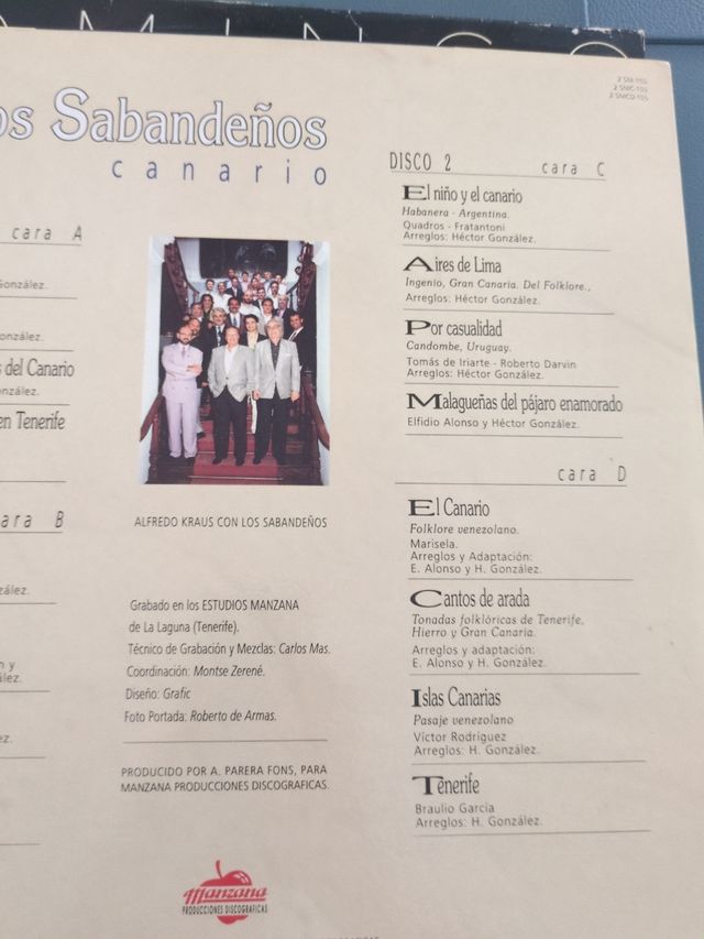 Vinilo Los Sabandeños - Canario