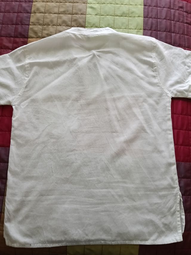Camisa blanca algodón - Talla XL
