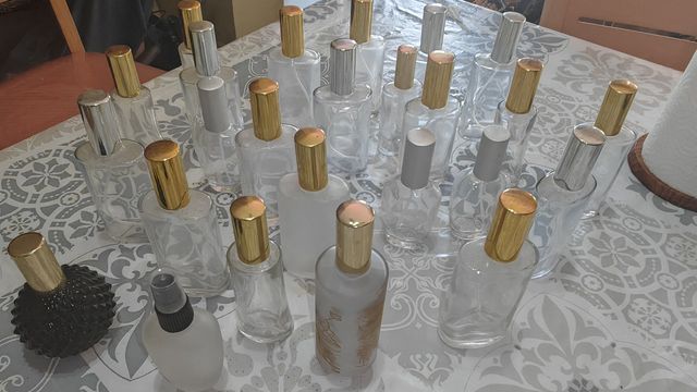 25 tarros vacios de cristal