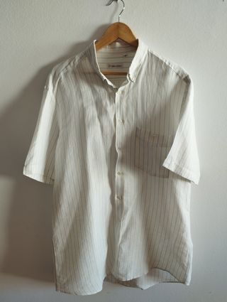 Camisa Alkandara rayas azul-blanco