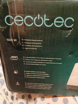 Tostador cecotec 