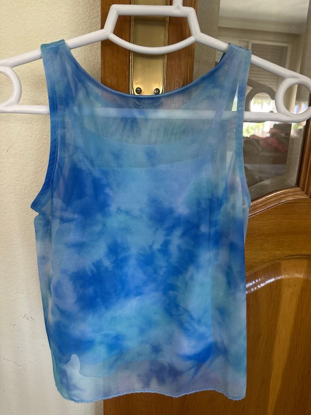 Top tirantes azul talla 11-12 años para niña