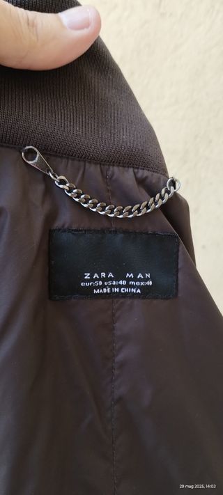 Gilet Zara Uomo Marrone Tg. 50