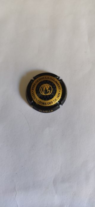 Chapa cava Pere Olivella negra