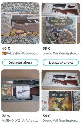 🇪🇦 PRECINTADO.Pack juego wii-U Remington Great