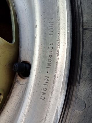 Llantas Borrani record turbo sport maserati mexico