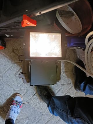 Faro alogeno esterno