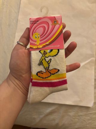 Calze Tweety Looney Tunes bimba n’scarpe27-30NUOVE