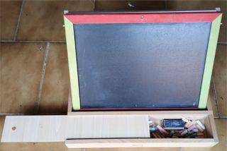 Lavagna /valigetta in legno