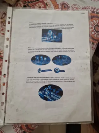 Esta imagen muestra una máquina de serigrafía