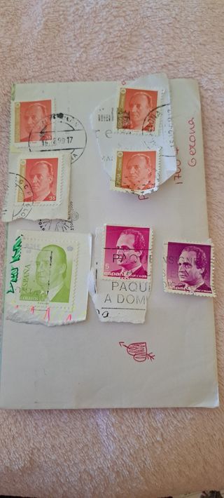 Sellos España usados - 4 unidades