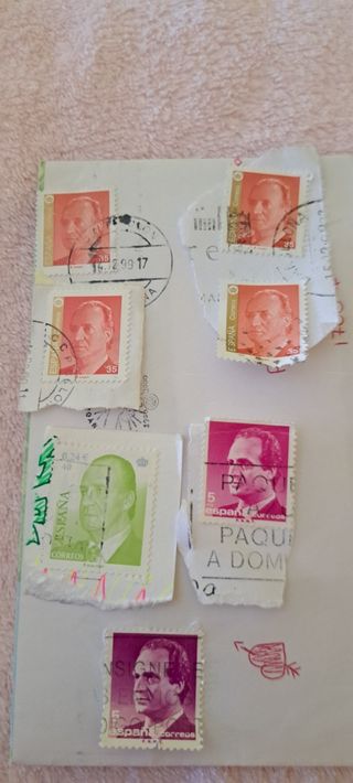 Sellos España usados - 4 unidades