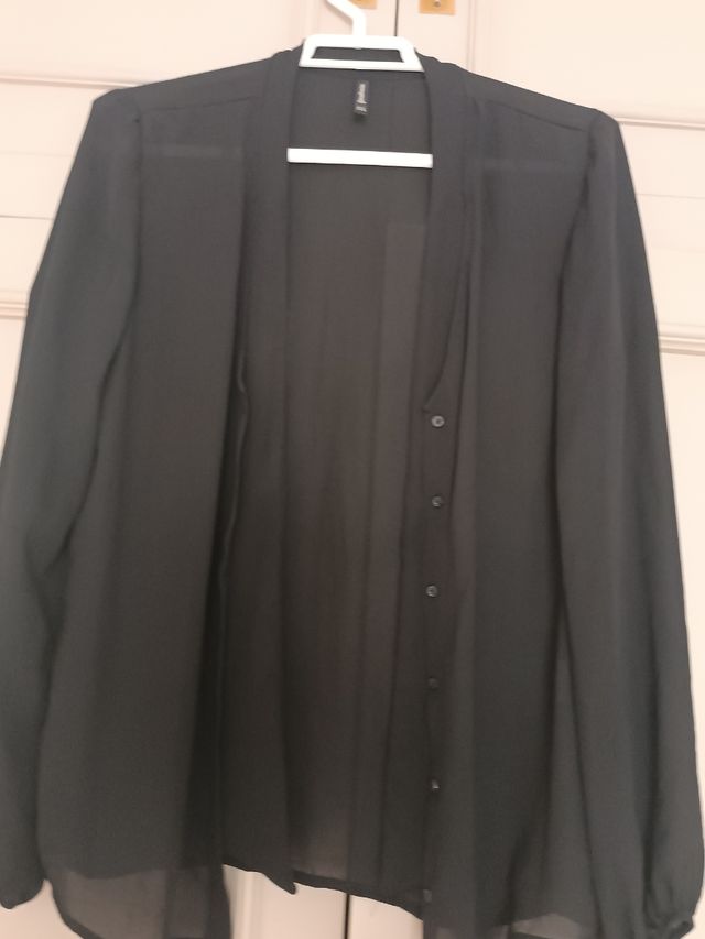 Blusa negra mujer - Talla única
