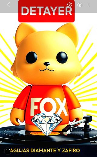 AGUJA TOCADISCOS SHURE FOX 580 DST-W DIAMANTE