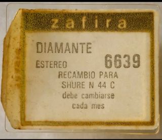 AGUJA TOCADISCOS SHURE FOX 580 DST-W DIAMANTE