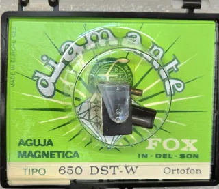 AGUJAS TOCADISCOS SHURE FOX 330/580/650 DIAMANTE