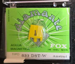 AGUJAS TOCADISCOS SHURE FOX 330/580/650 DIAMANTE