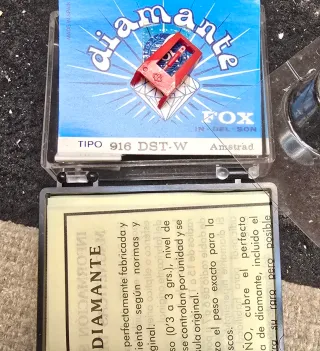 AGUJAS TOCADISCOS SHURE FOX 330/580/650 DIAMANTE