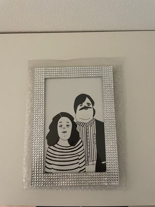 Cornice 10x15 cm con brillantini