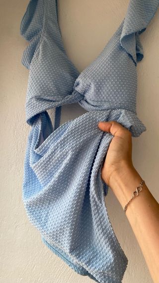Bañador premamá azul talla 44