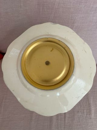 Alzata 3 piatti vintage ceramica