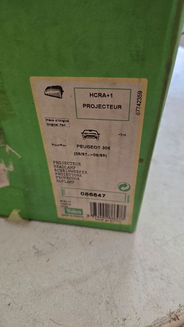 Faro Valeo Peugeot 306 (97-99)