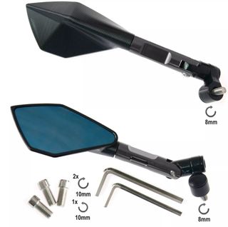 Specchietti moto slim sportivi