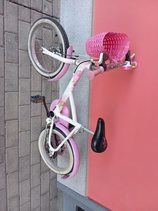 Bicicleta niña 16" rosa
