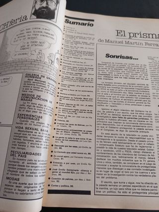 Lote 4 revistas interviu María José Cantudo