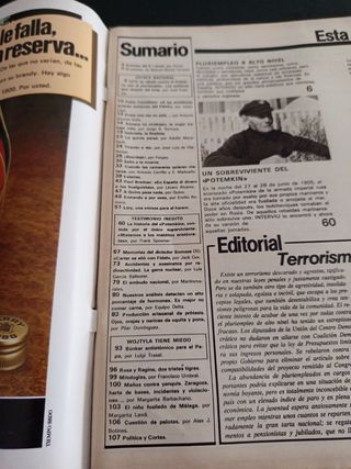 Lote 4 revistas interviu María José Cantudo