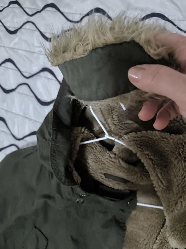 Chaqueta Zara verde militar