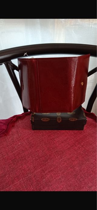 Portafoglio Pelle Rosso