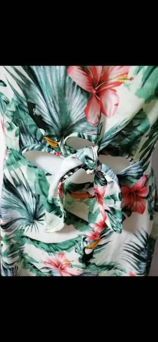 Vestido verano estampado flores