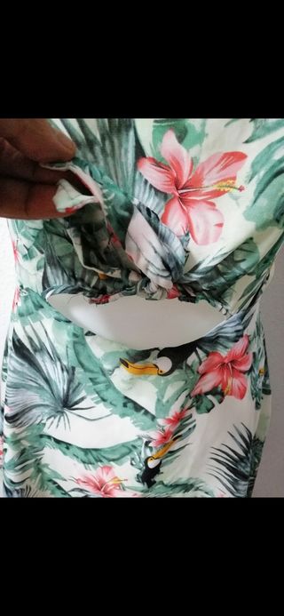 Vestido verano estampado flores